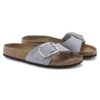Madrid Big Buckle Couro Nubuck Purple Fog