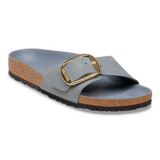 Madrid Big Buckle em Couro Natural Oleado