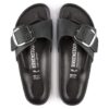Madrid Big Buckle em Couro Natural Oleado