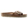 Madrid Big Buckle em Couro Natural Oleado