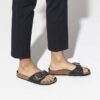 Madrid Big Buckle em Couro Natural Oleado