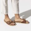 Madrid Big Buckle em Couro Natural Oleado