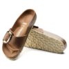 Madrid Big Buckle em Couro Natural Oleado