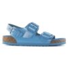 Milano Big Buckle em couro natural envernizado