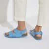 Milano Big Buckle em couro natural envernizado