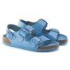 Milano Big Buckle em couro natural envernizado