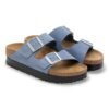 Plataforma Arizona Pap Flex em couro nubuck