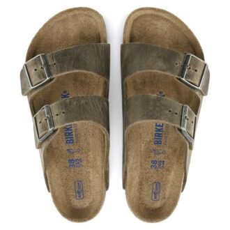 Soft Footbed Arizona em couro natural oleado