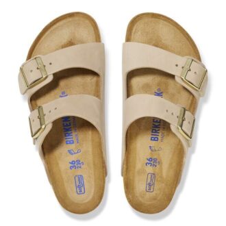 Soft Footbed Arizona em Couro Nubuck