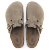 Soft Footbed Boston em couro natural oleado