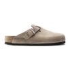 Soft Footbed Boston em couro natural oleado