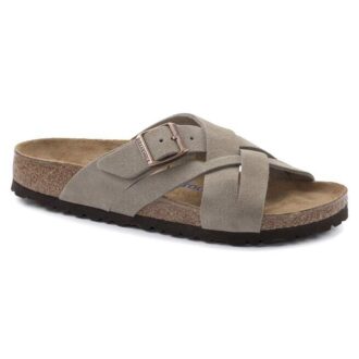 Soft Footbed Lugano em pele de camurça