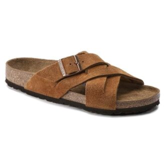 Soft Footbed Lugano em pele de camurça