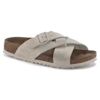 Soft Footbed Lugano em pele de camurça