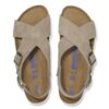 Soft Footbed Tulum em camurça de couro nubuck