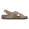 Soft Footbed Tulum em camurça de couro nubuck