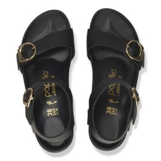 Soley Ring-Buckle Couro Preto