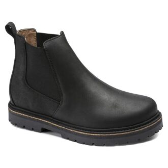 Stalon Couro Nubuck Preto