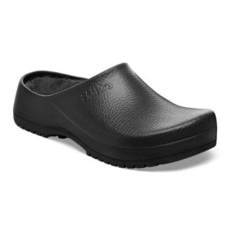 Super-Birki Shearling Poliuretano Preto Azeviche