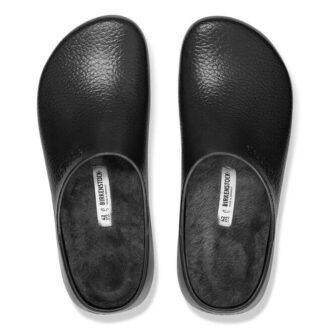 Super-Birki Shearling Poliuretano Preto Azeviche